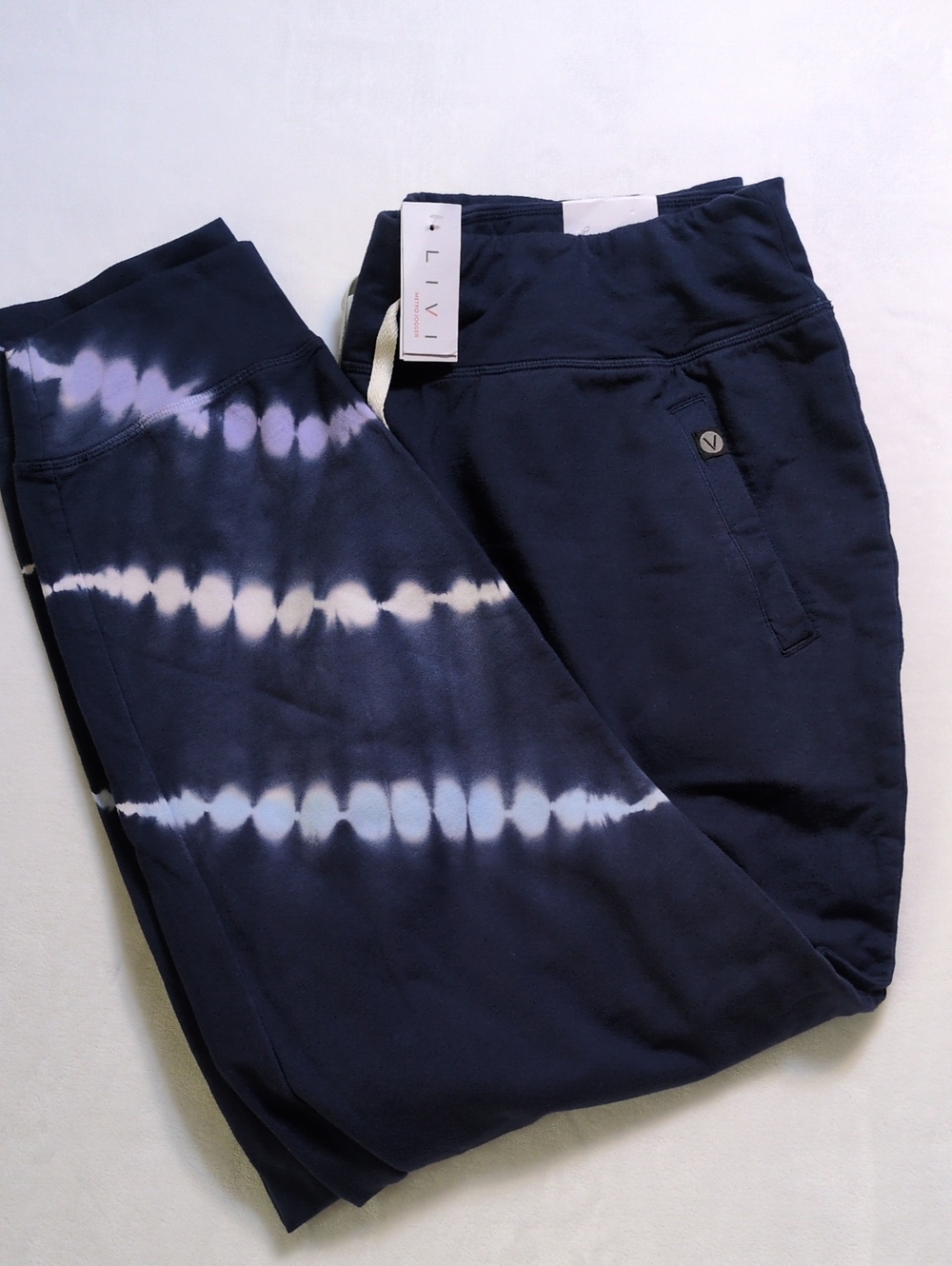 NWT Livi Active Lane Bryant Metro Jogger Sweatpants Plus Size 18/20 Blue Tie Dye